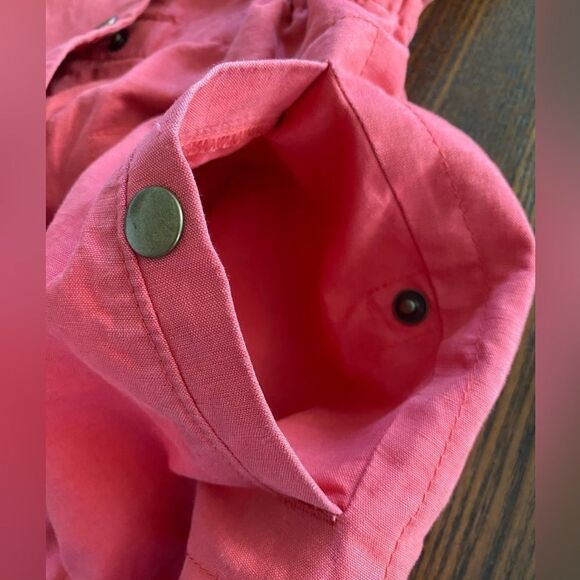Loft Cotton Linen Blend Jacket Pink Women’s Size Small GUC - Picture 15 of 15